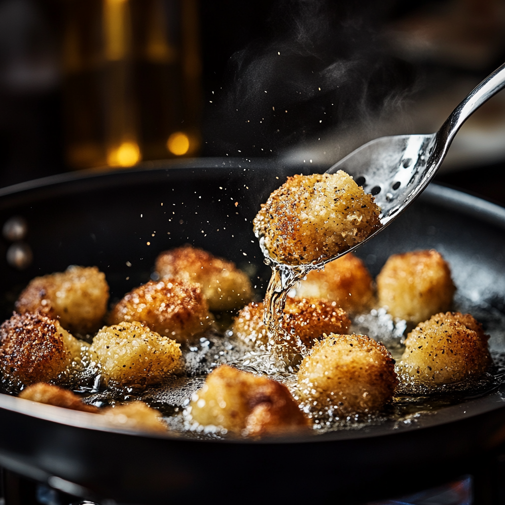 Crispy Garlic Suji Bites