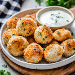 Crispy Garlic Suji Bites
