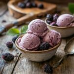 ice cream black raspberry