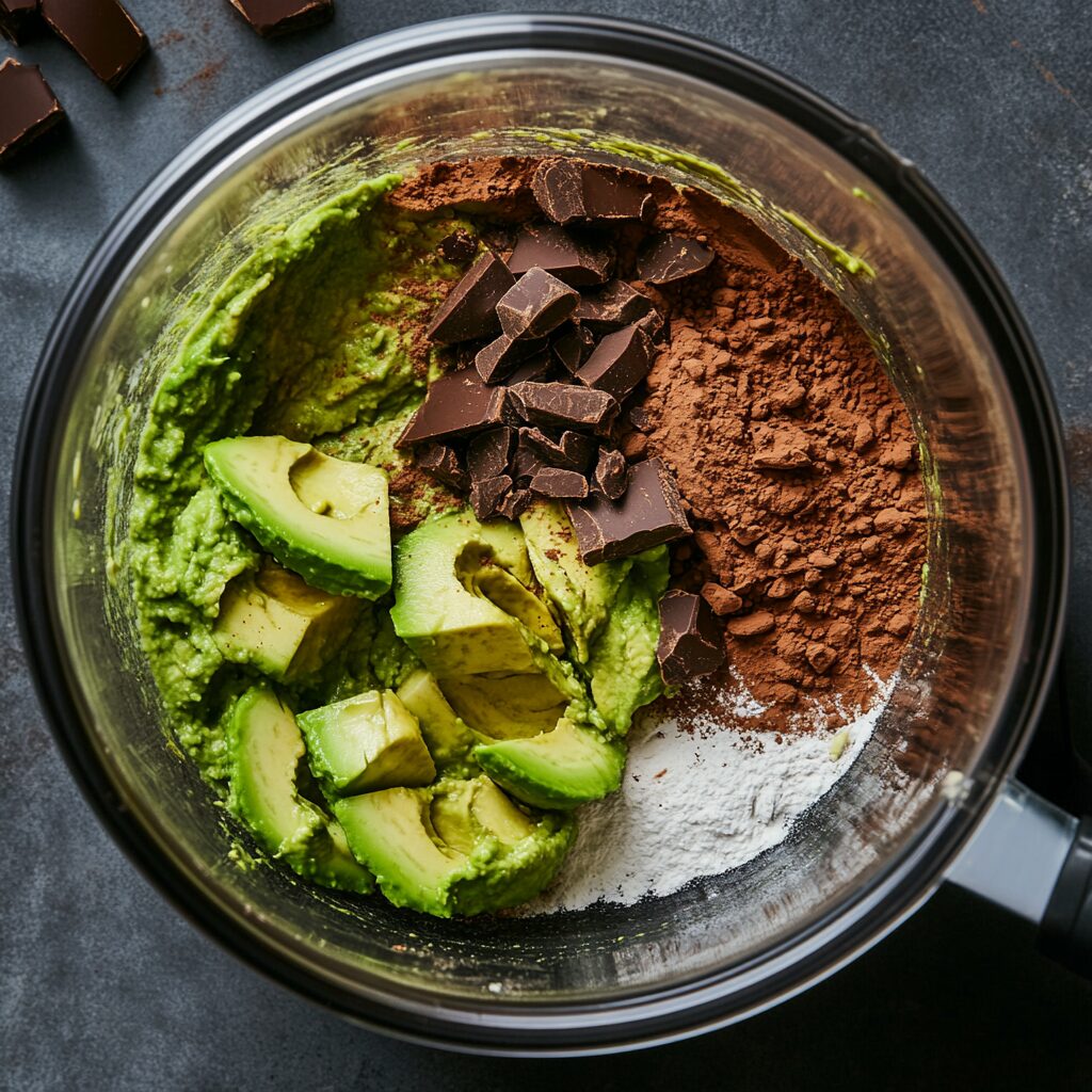 Chocolate Avocado Mousse Tortilla Cups