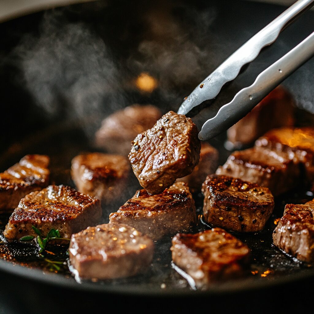 Crockpot Loaded Steak and Potato Bake