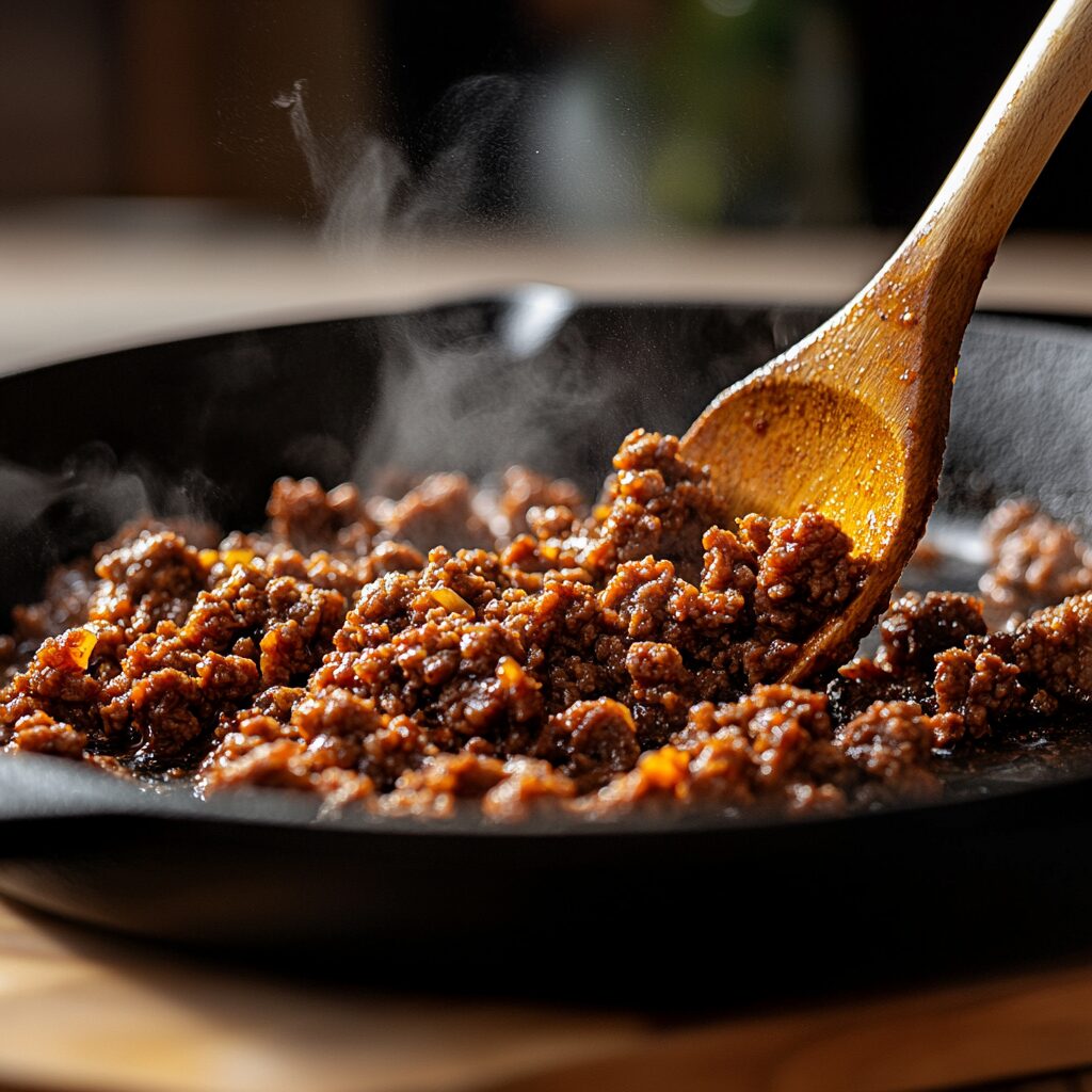 Slow Cooker Creamy Ranch Beef & Cheese Spiral Pasta