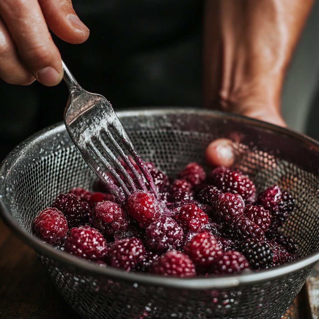 Black Raspberry Chocolate Chip Ice Cream