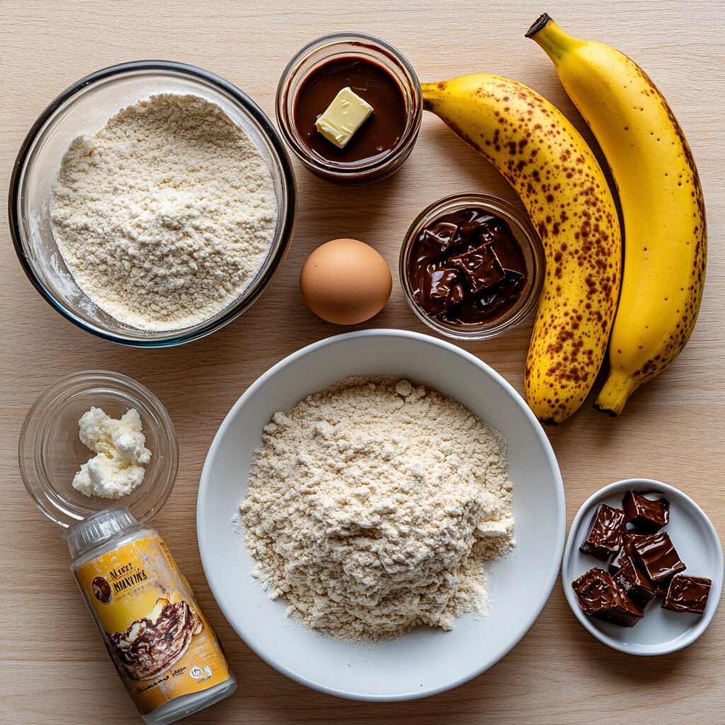 Nutella Chunks Banana Loaf moist and fluffy