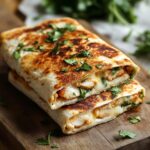 Cheesy Garlic Chicken Wraps Recipes