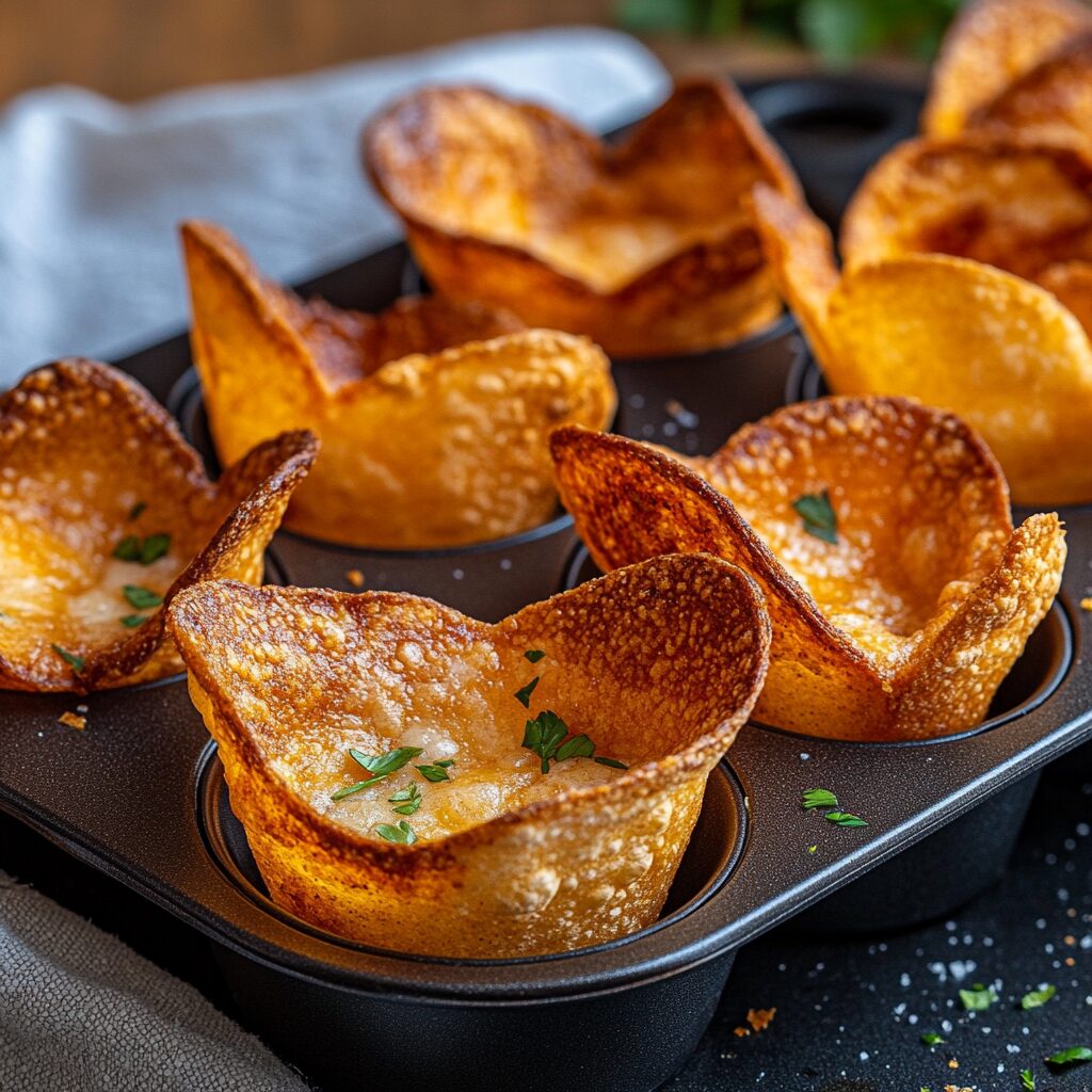 Chocolate Avocado Mousse Tortilla Cups