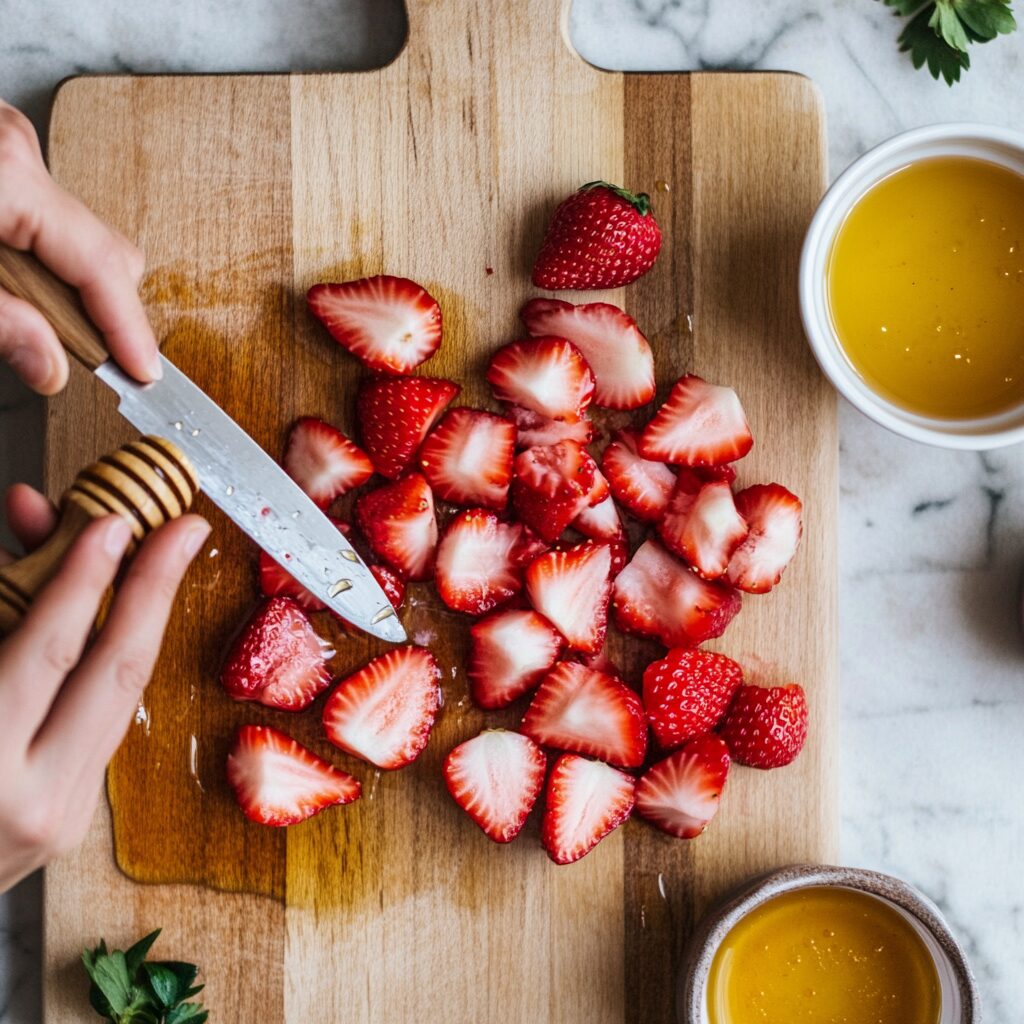 Whipped Cottage Cheese Strawberry Salsa Tarts