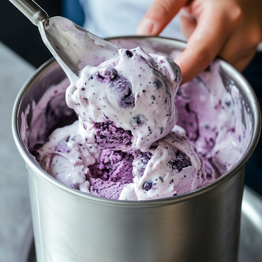 ice cream black raspberry