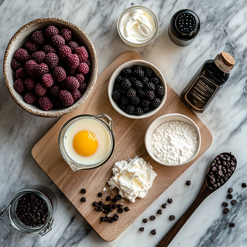 Black Raspberry Chocolate Chip Ice Cream
