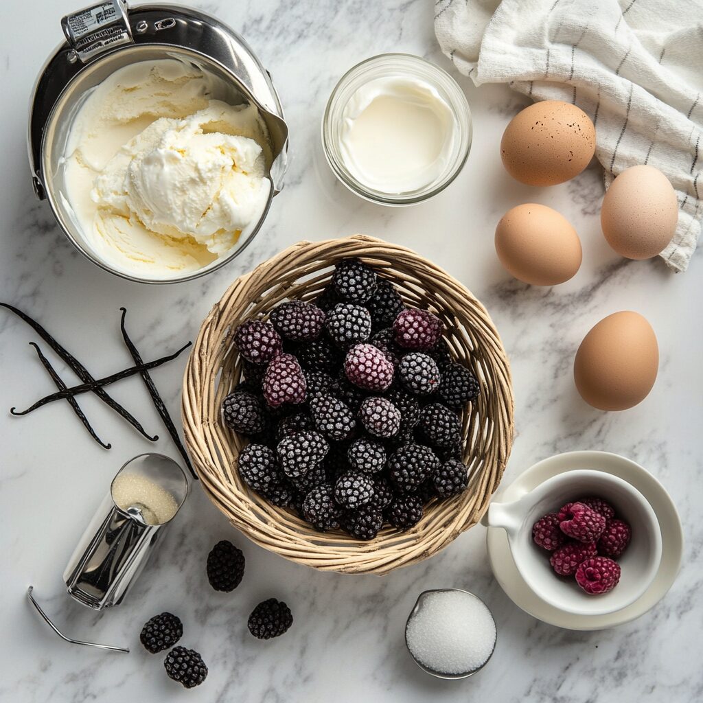 ice cream black raspberry