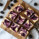 Black Raspberry Cheesecake Bars