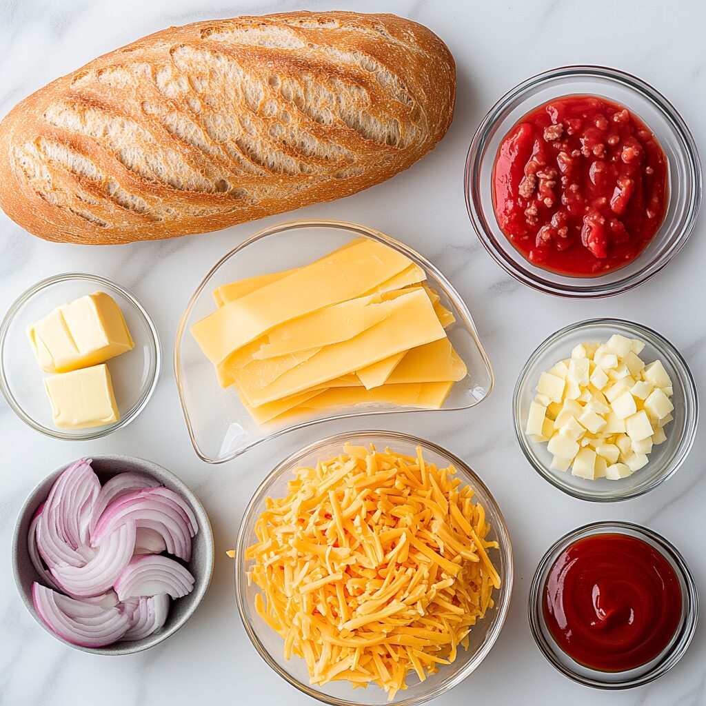 Cheeseburger Garlic Toast