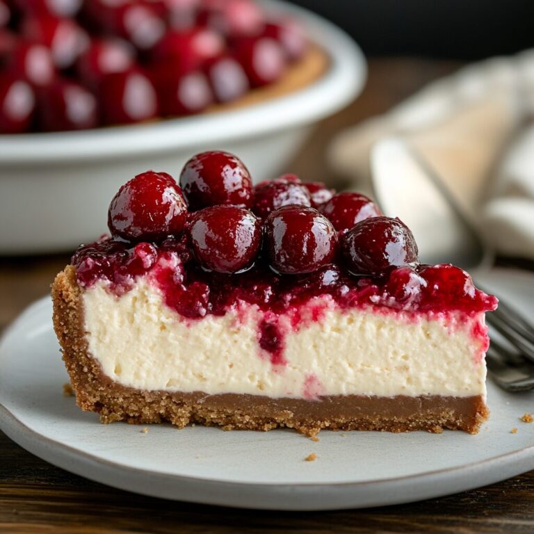 Sour Cherry Cheesecake