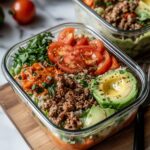 burger bowl meal prep​