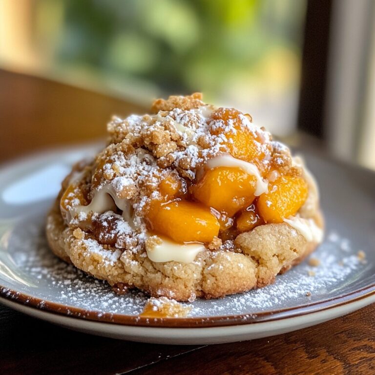 peach cobbler cookie recipe