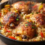 Smothered Chicken and Rice